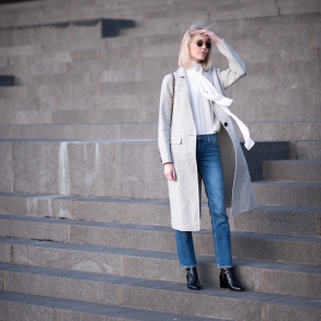 Grey Wool Coat Style Plaza 1